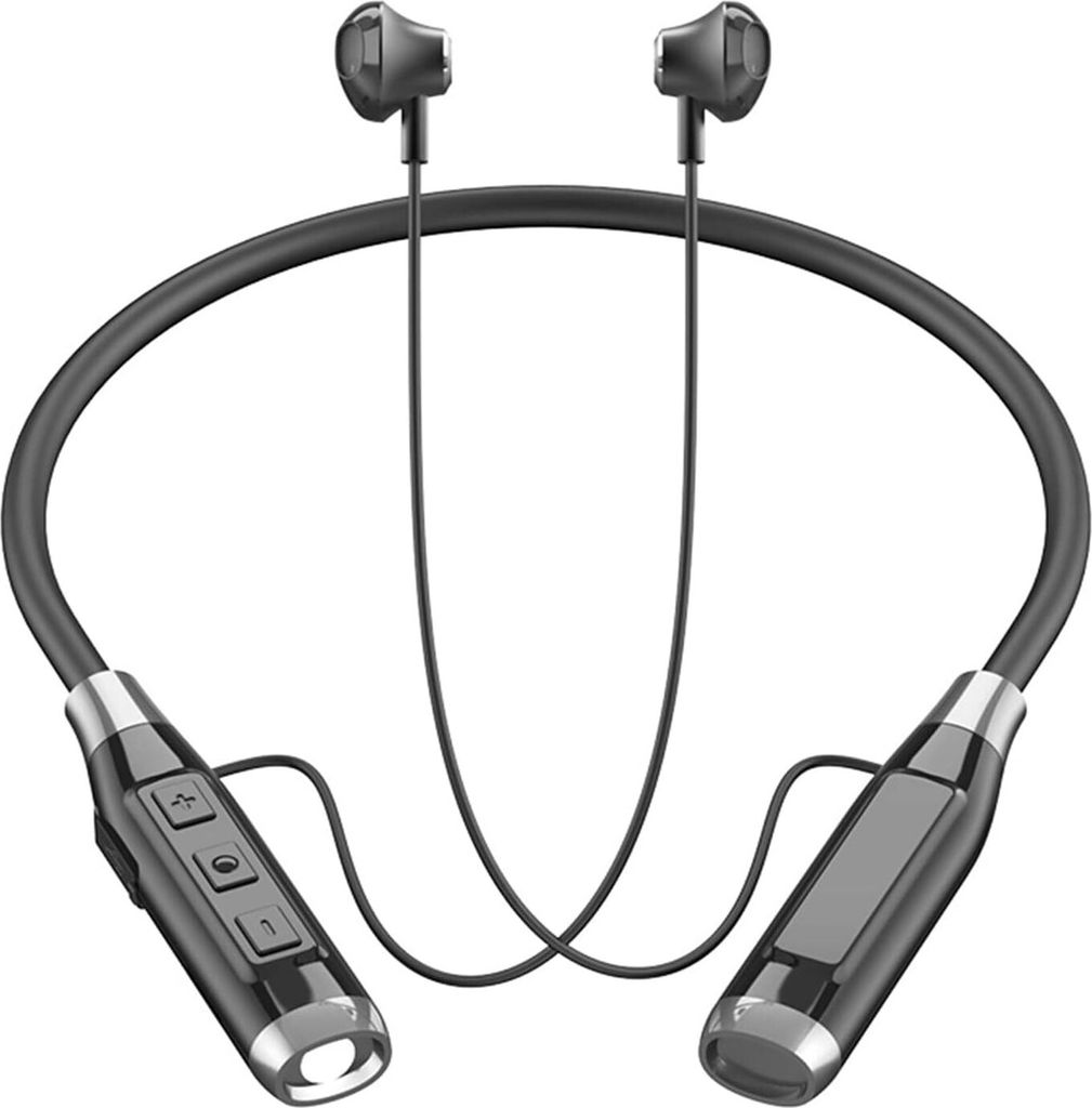 Bluetooth Kopfhörer Sport In-Ear Nackenbügel Kabellos mit Mikrofon, Wasserdicht, 78 Stunden Spielzeit, Noise Canceling, Magnetisch für Laufen, J...