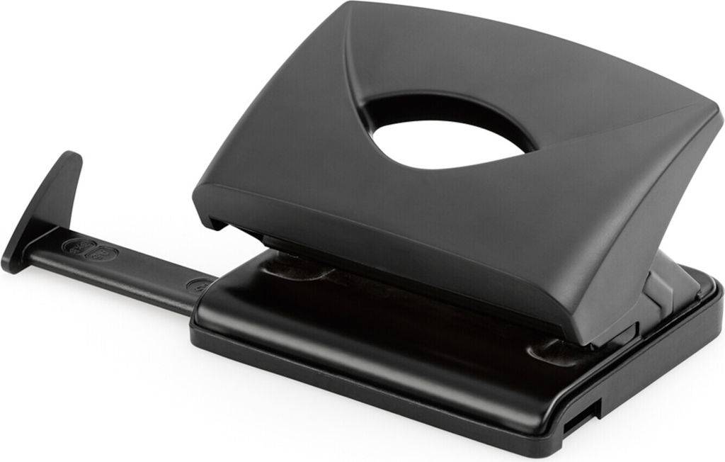 Novus Bürolocher Vantage P 16, 16 Blatt schwarz, mit Anschlagschiene
