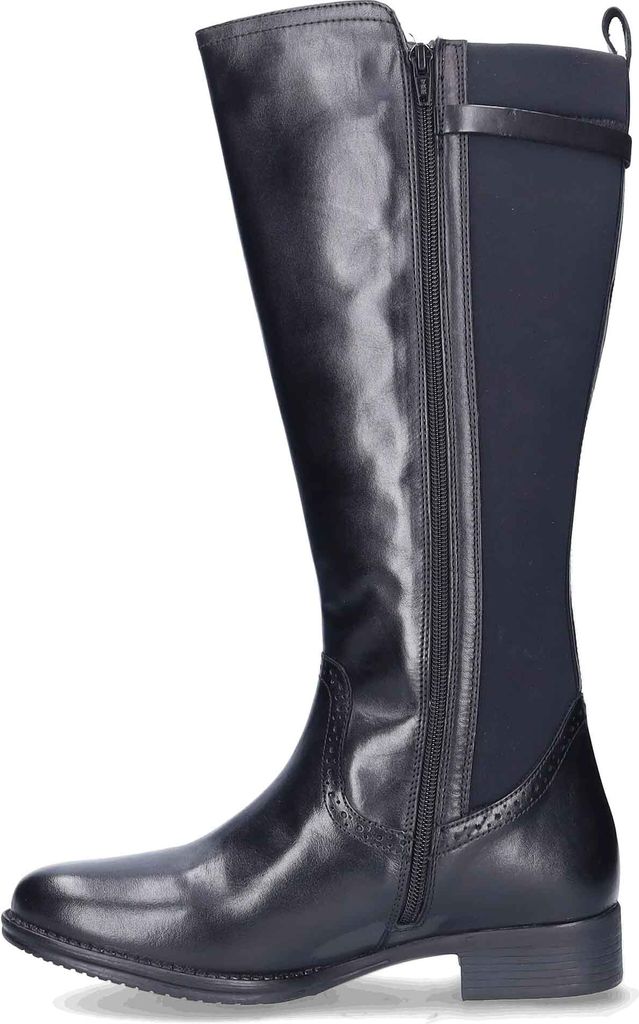 JJ Footwear Bridport Stiefel in Übergrößen Schwarz 1500889-302Zwart in Weite XL