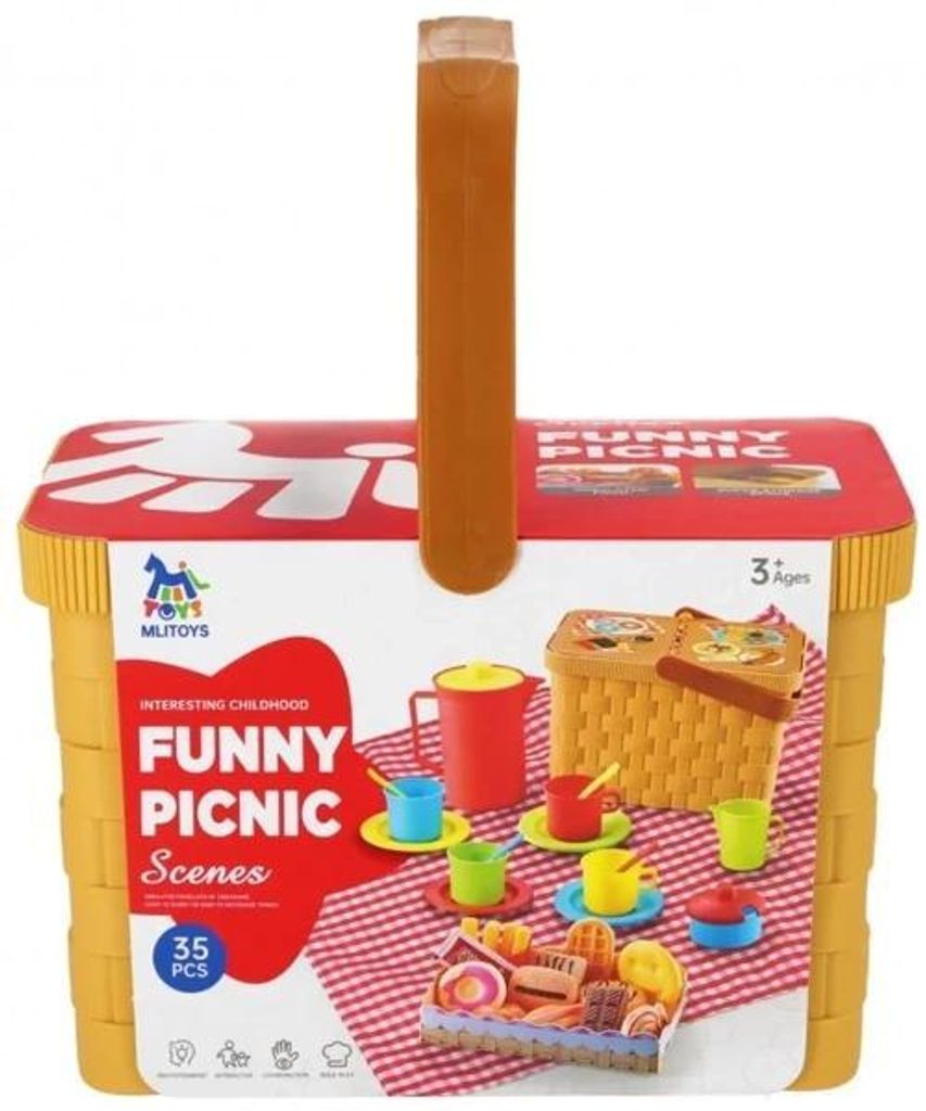 Picknickkorb mit Zubehör – MEGA CREATIVE