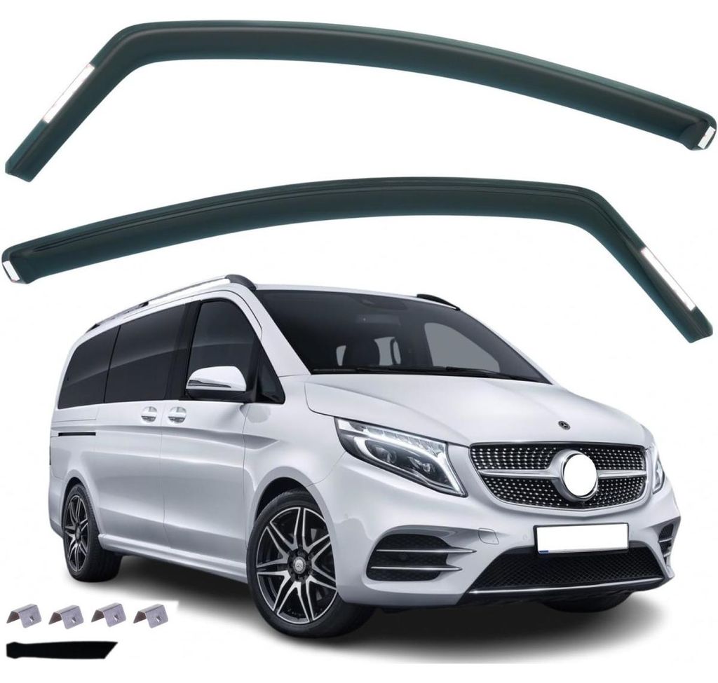 Set di 2 deflettori per Mercedes VITO W447 dal 2017 Immagine del prodotto 