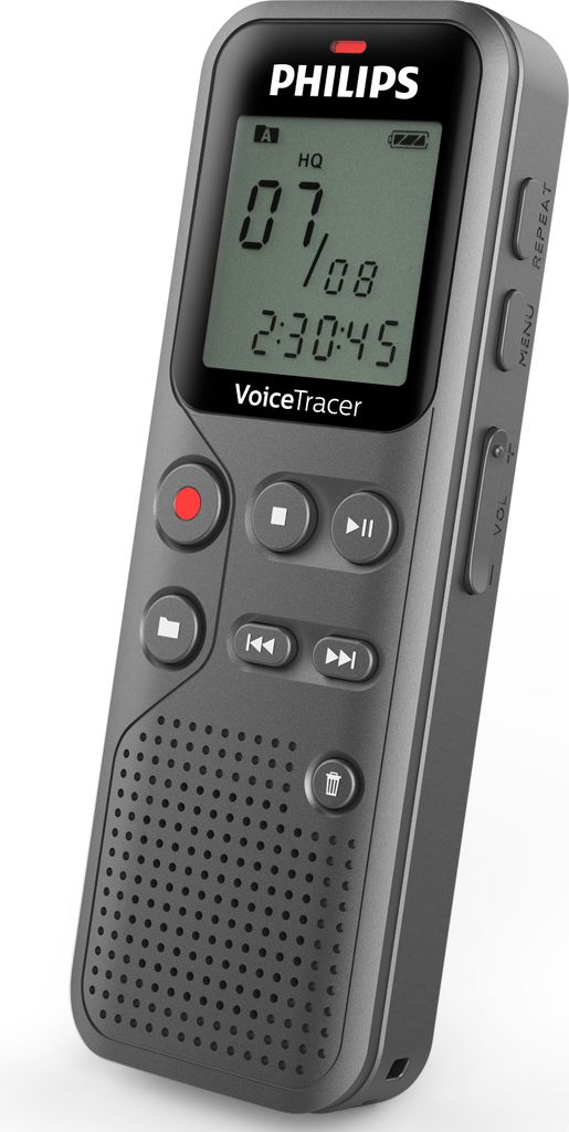 Philips VoiceTracer 12 kHz Grau Produktbild 