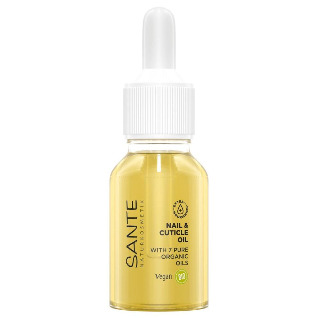 SANTE Naturkosmetik Nail & Cuticle Oil with Organic Oils and Vitamin E 15ml