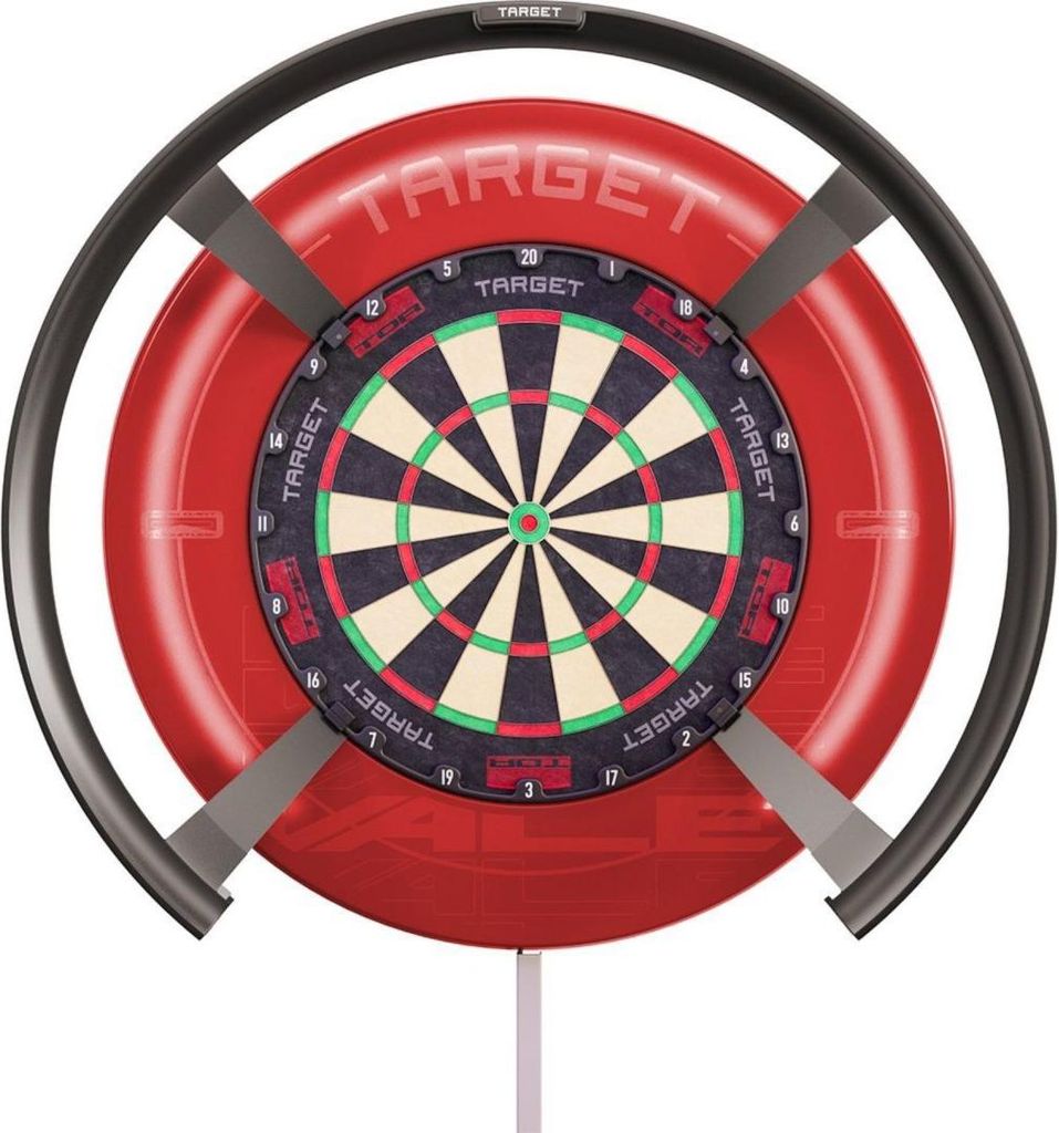 Target Darts Omni Dartboard mit LED-Beleuchtung und Produktbild 