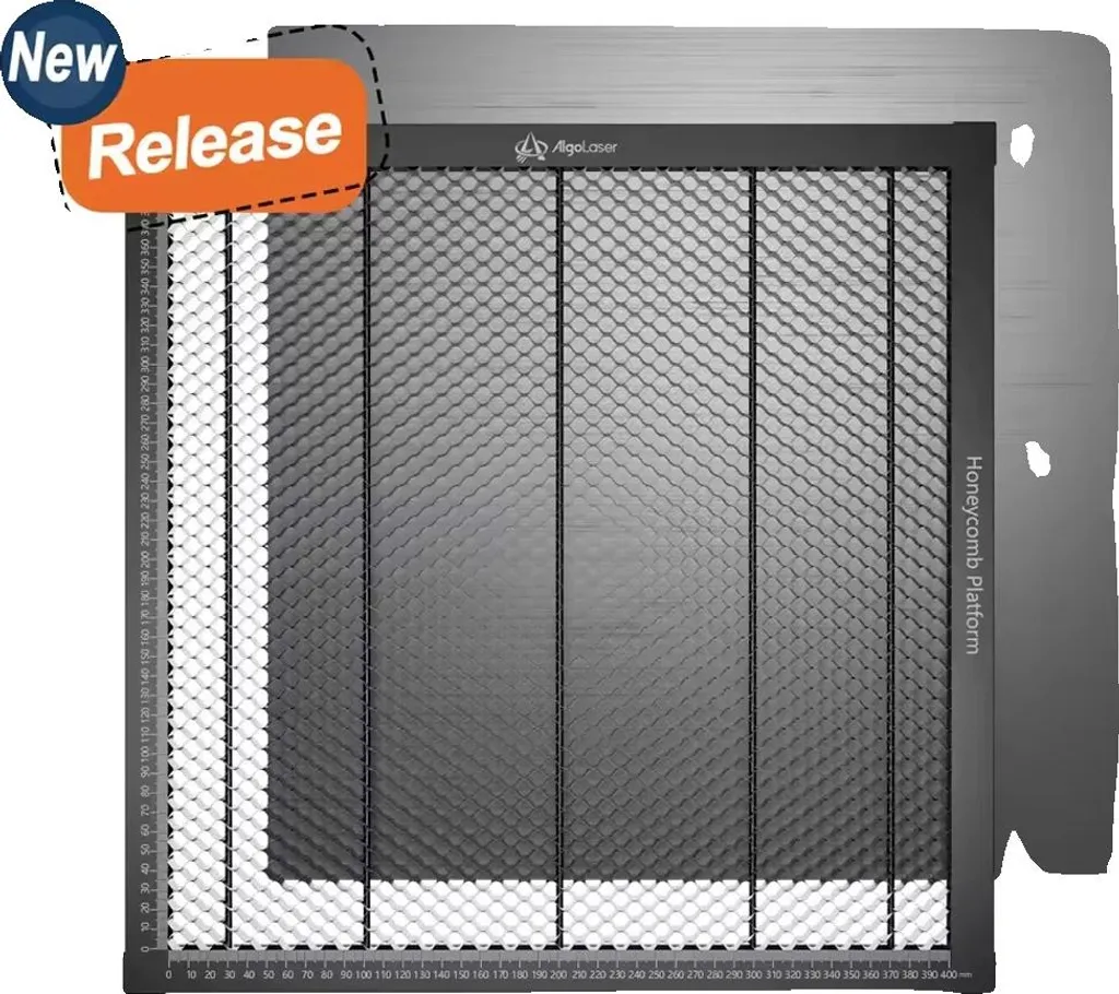 Lit laser anti-brûlure 450x450mm en acier inox pour découpes propres