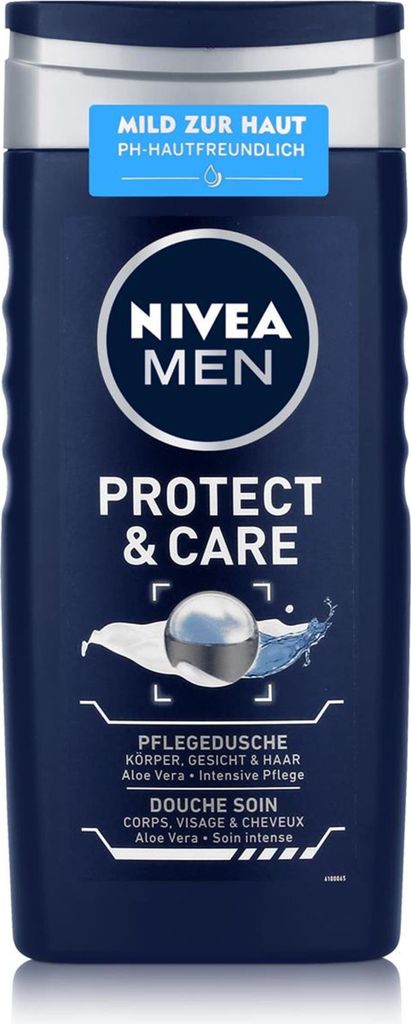 Nivea Men Protect & Care 250ml - Für Körper, Gesicht & Haar (1er Pack)