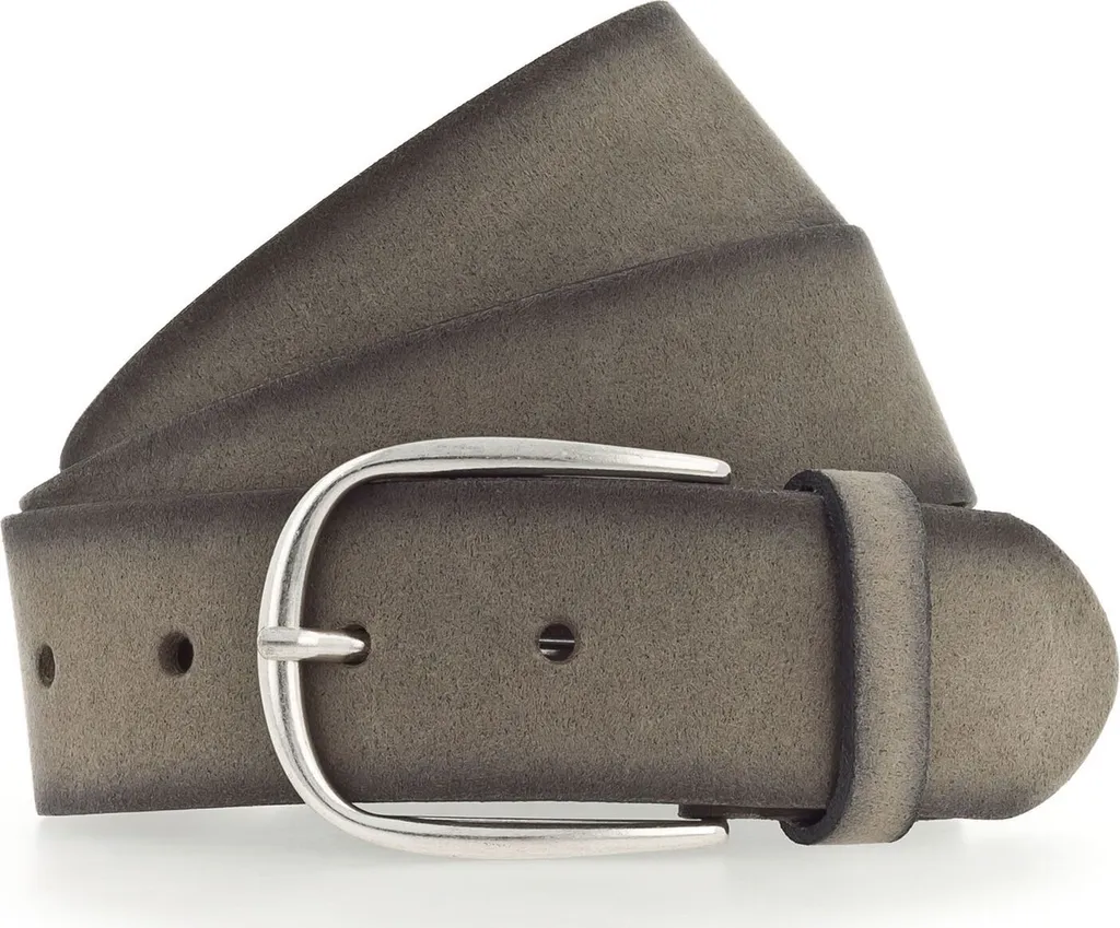 Vanzetti Belt 40mm Airbrushed Edges W75 - Cintura Donna Taupe