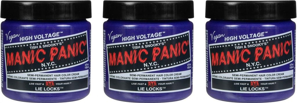 High Voltage Classic Lie Locks 3x118 ml