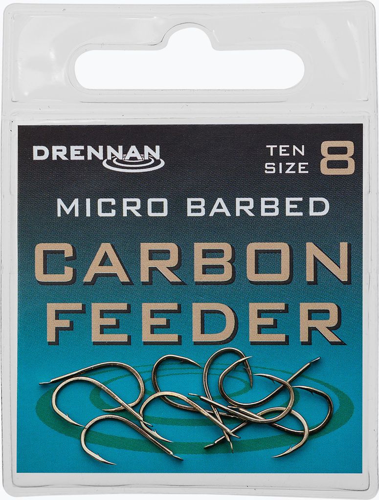 Drennan Carbone Feederhaken silber HSCFDM012
