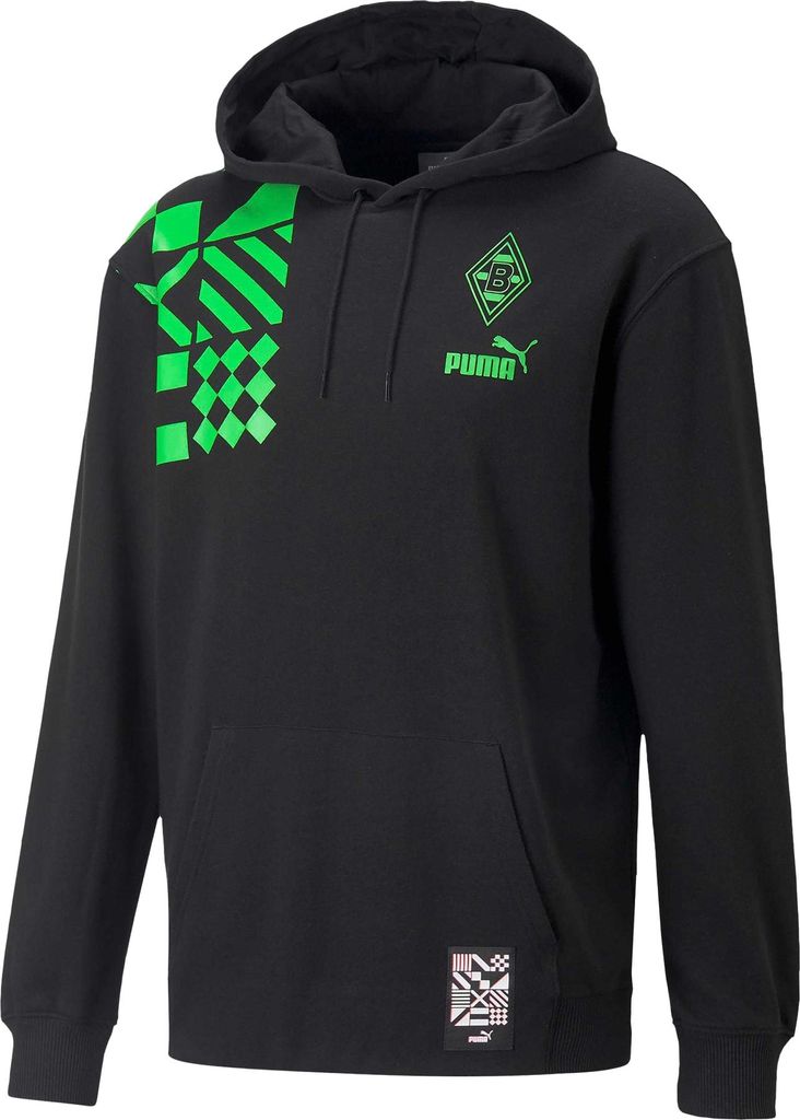 Puma - "Brussia Dortmund Fc Ftblculture" Kapuzenpullover für Herren GT11992 (L) (Schwarz)