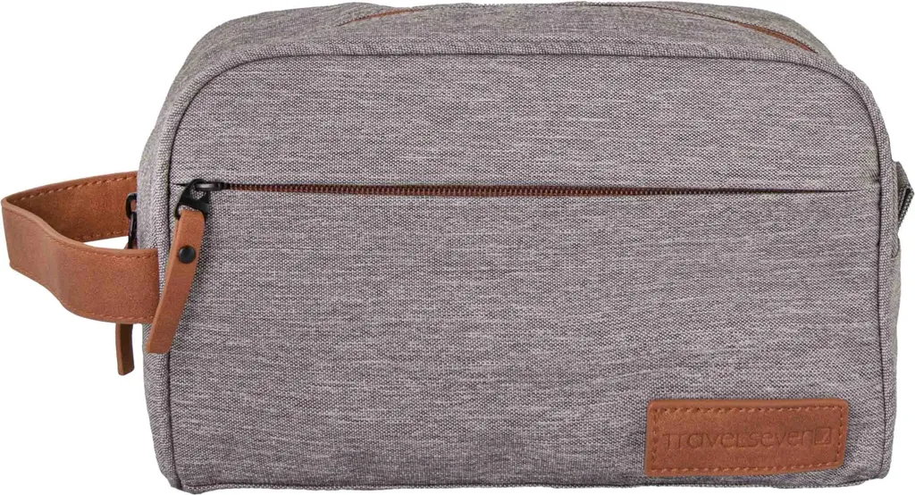 Grand Nécessaire de Toilette Gris Clair - Sac de Voyage Multi-usages