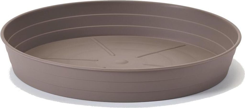 Pflanzuntersetzer Sabbiato Ø 18 cm taupe Greener