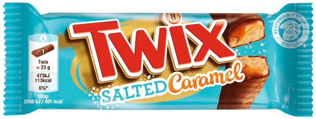 Twix Doppelriegel Salted Caramel 46g Produktbild 