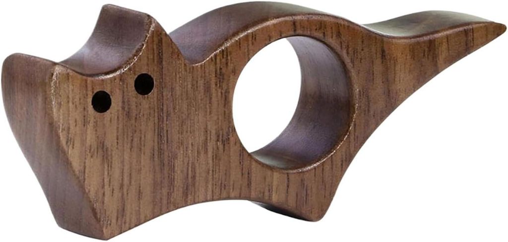 Buchständer aus Holz | Seitenhalter und Seitenöffner mit Fingerauflage | Lesezeichen
