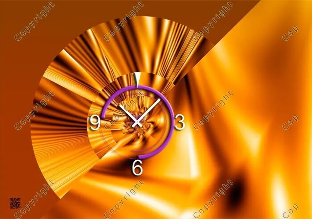 Orologio Parete Design Dixtime 5016 - 35x50cm Moderno da Salotto