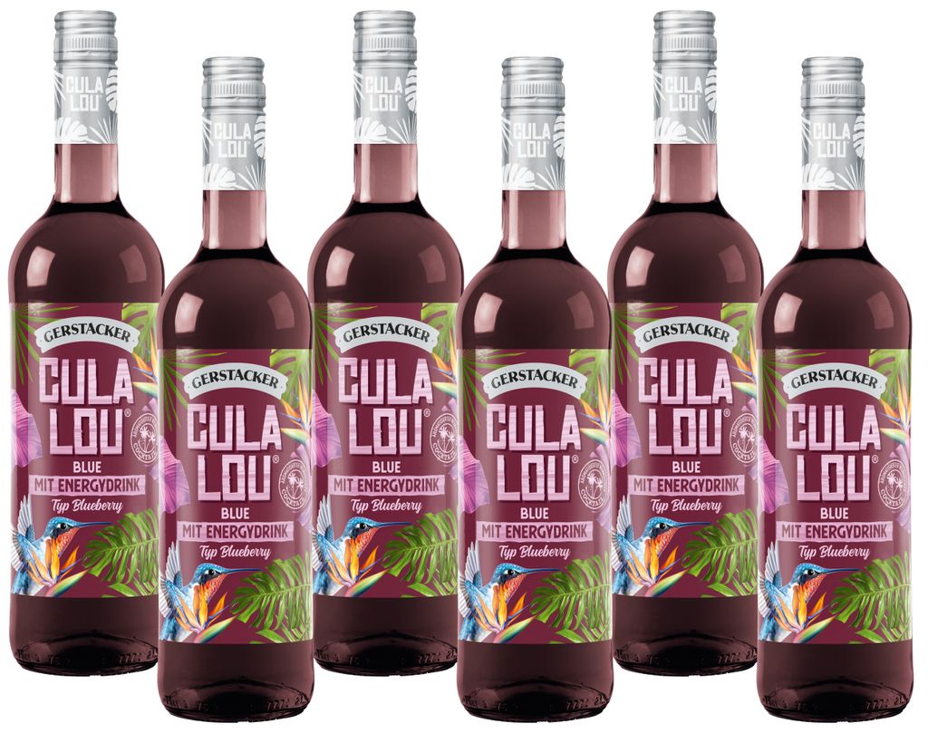 Gerstacker Cula Lou Blue-Energy Blueberry (6x0,75l) Produktbild 