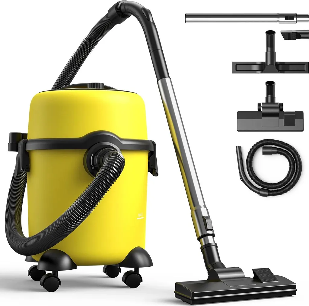 Aspirateur HEPA sans sac avec bac 2L - Aspirateur industriel blanc