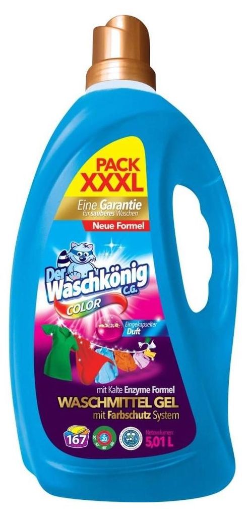 Prací gel Waschkönig COLOR  prádlo 5l/166 dávek Obrázek produktu 