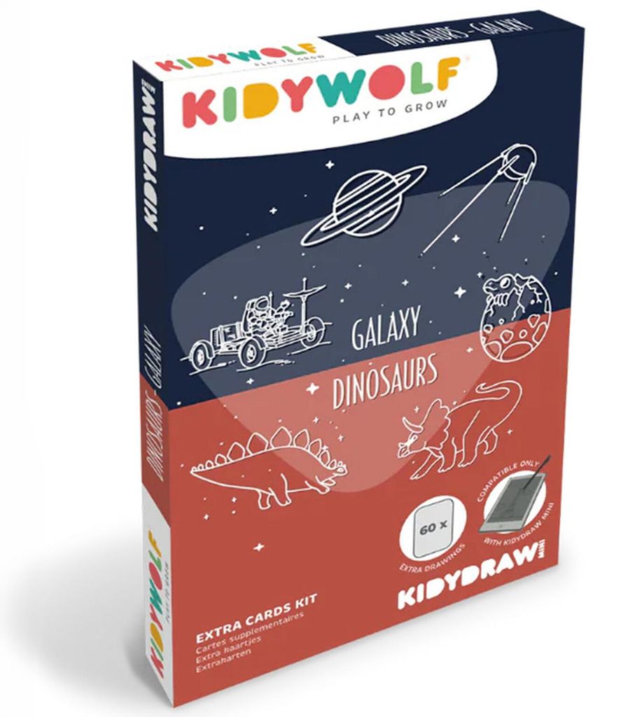 Kidywolf Kidydraw Mini Refill Kosmos i dinozaury Zdjęcie produktu 