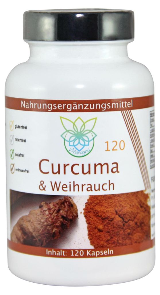 VITARAGNA Curcuma & Weihrauch 120 Kapseln Kurkuma Boswellia Produktbild 