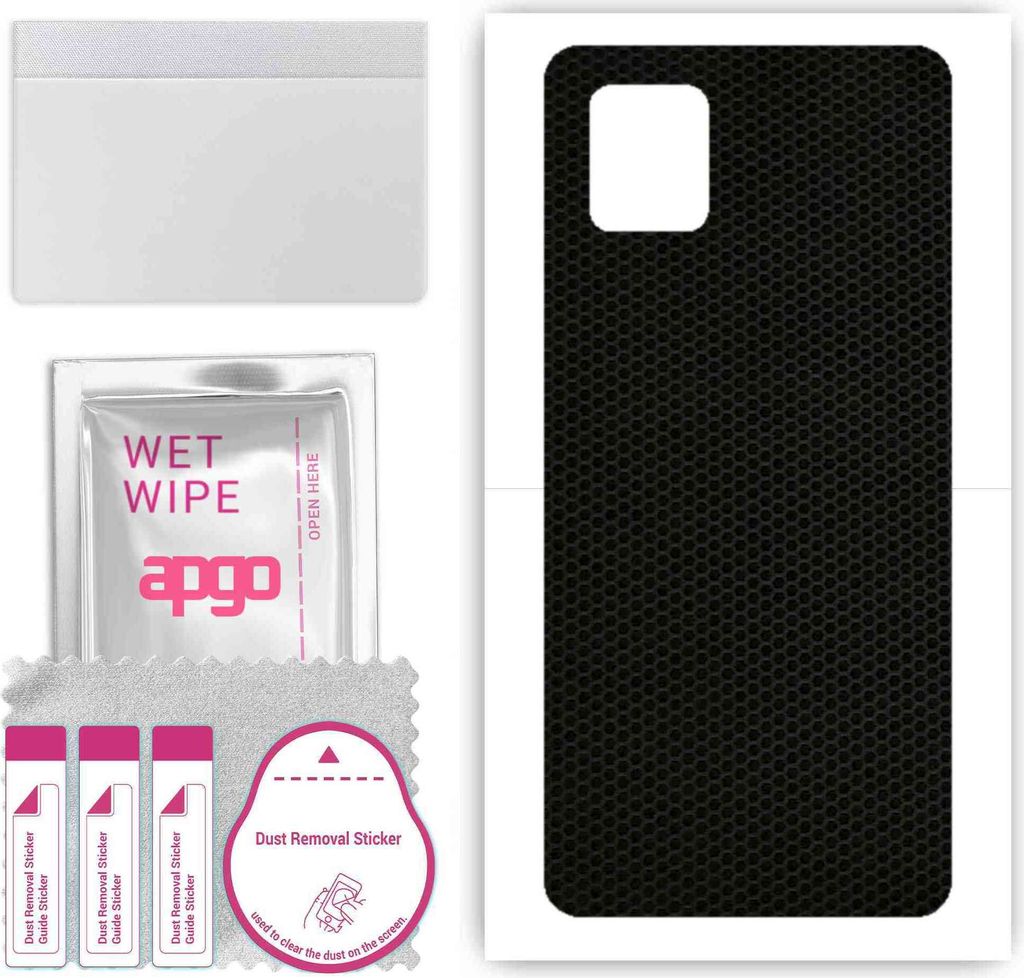 apgo Rückseite Schutzfolie, Skin, kompatibel mit Samsung Galaxy Note 10 Lite, Hinten Displayschutzfolie aus Vinylfolie, kratzfest, einfache Montag...
