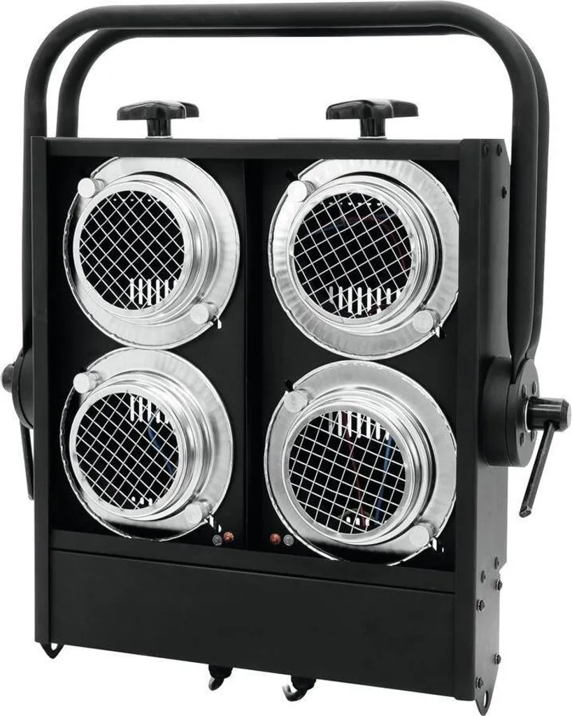 Eurolite Halogen-Blinder 4 x PAR-36 Noir 42103432 - Projecteur Public