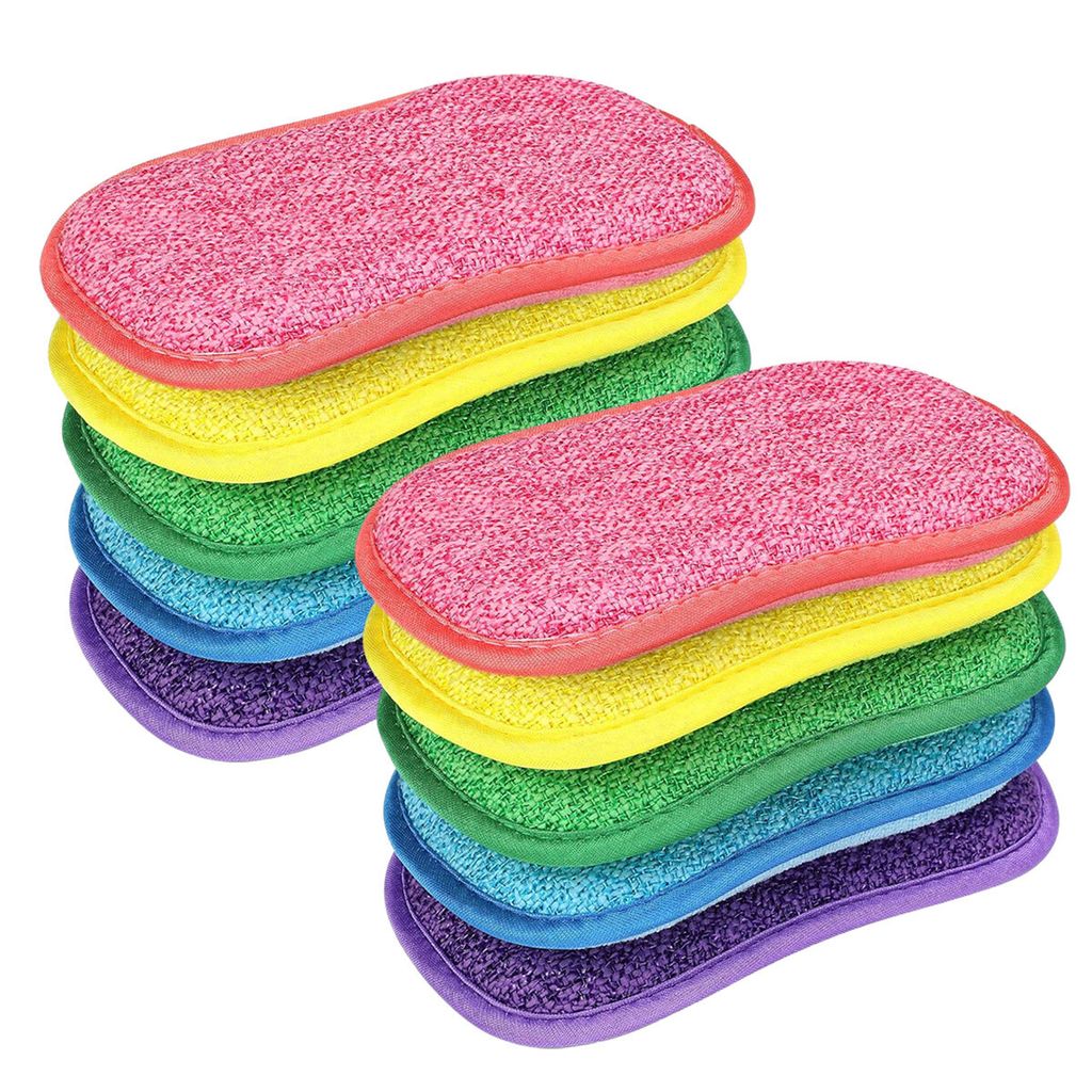 10 Stück Spülschwamm Waschbar,Wiederverwendbarer Produktbild 