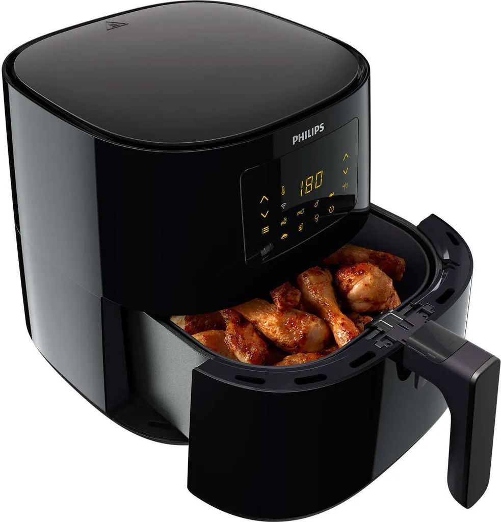 Friteuse Philips HD9280 XL, airfryer connecté à air chaud de 2 kW - 5