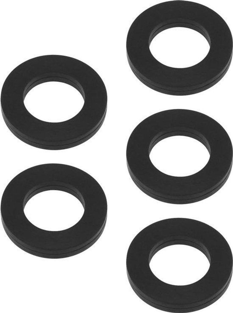 Dichtungsring aus Gummi, 5 Stück, für Carbonisierungssysteme, schwarz, klein