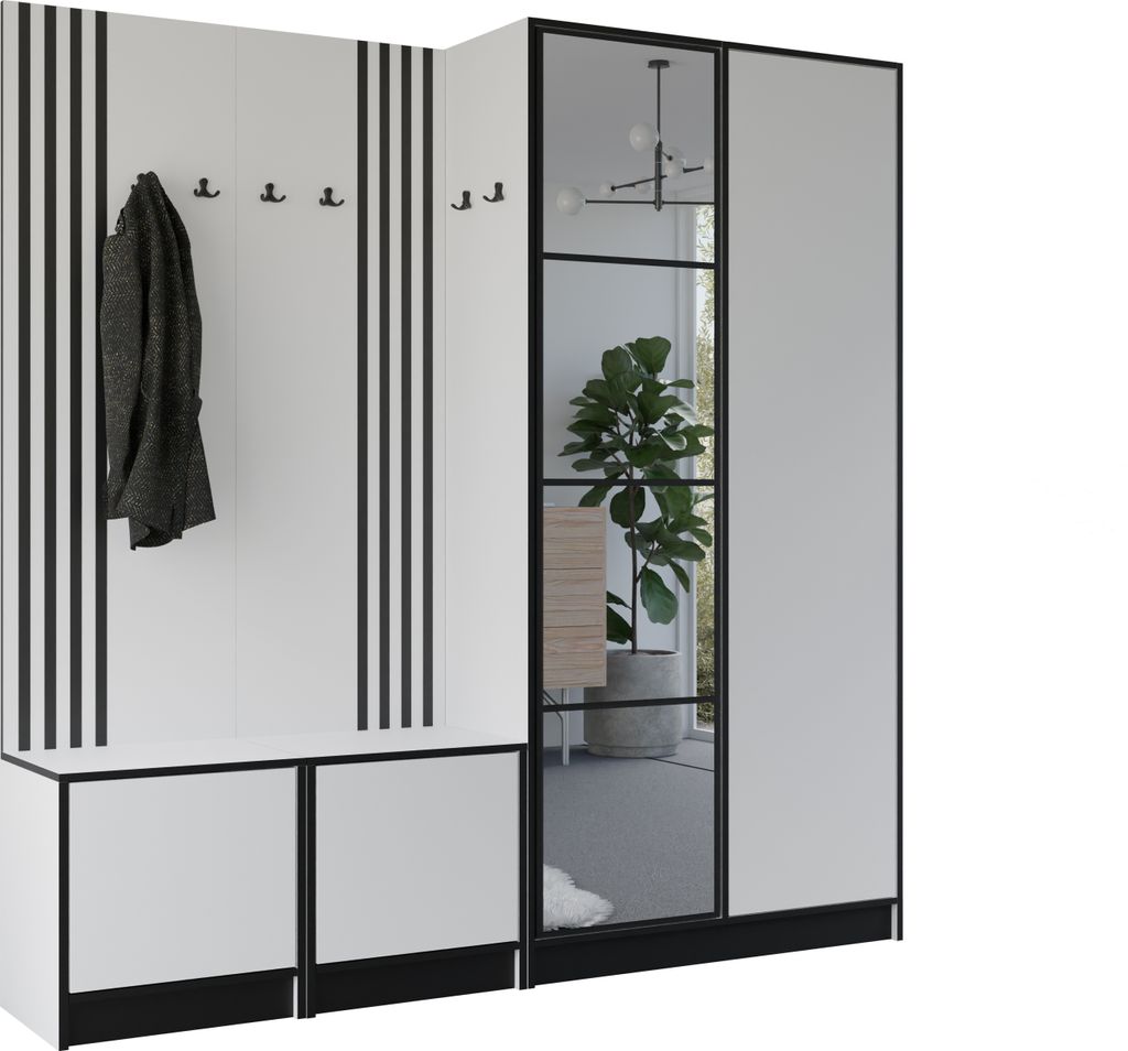 KIER FURNITURE Kleiderschrank EDEN, Schlafzimmer Schrank, Produktbild 