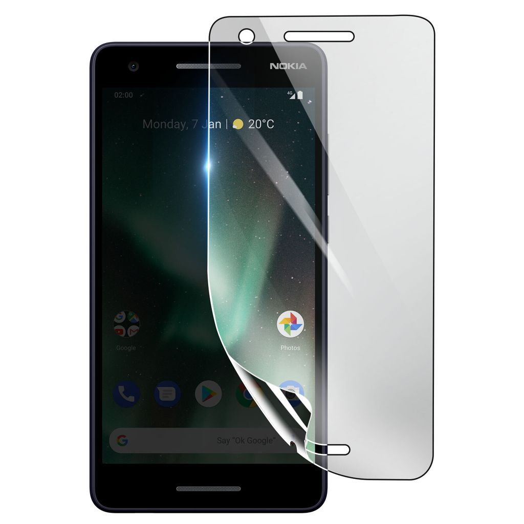 3mk, Stoß- und kratzfester Hydrogel Bildschirmschutz für Nokia 2.1, Transparent