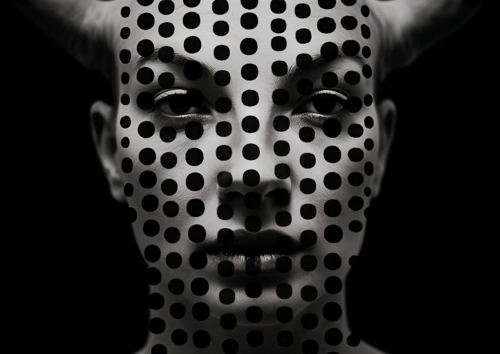 Plakat 42x29,7cm Durchbohrender Blick
