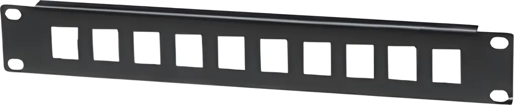 Intellinet 714860 Pannello di Permutazione 10" 10 Porte Nero Robusto