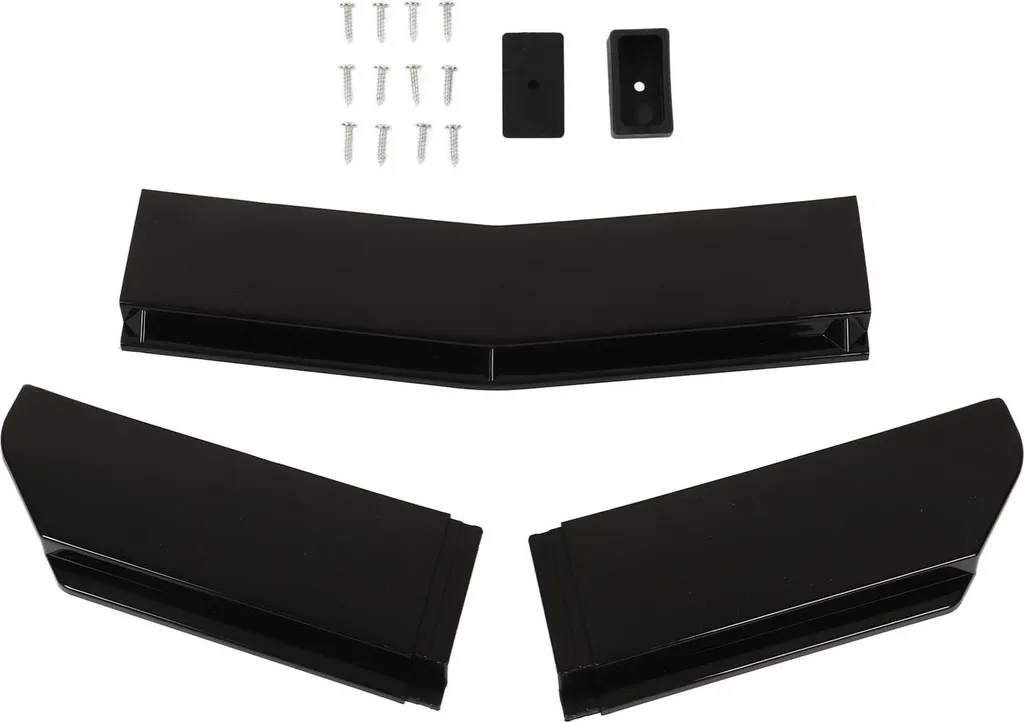 Kit splitter pare-chocs avant universel réglable de 110-140 cm