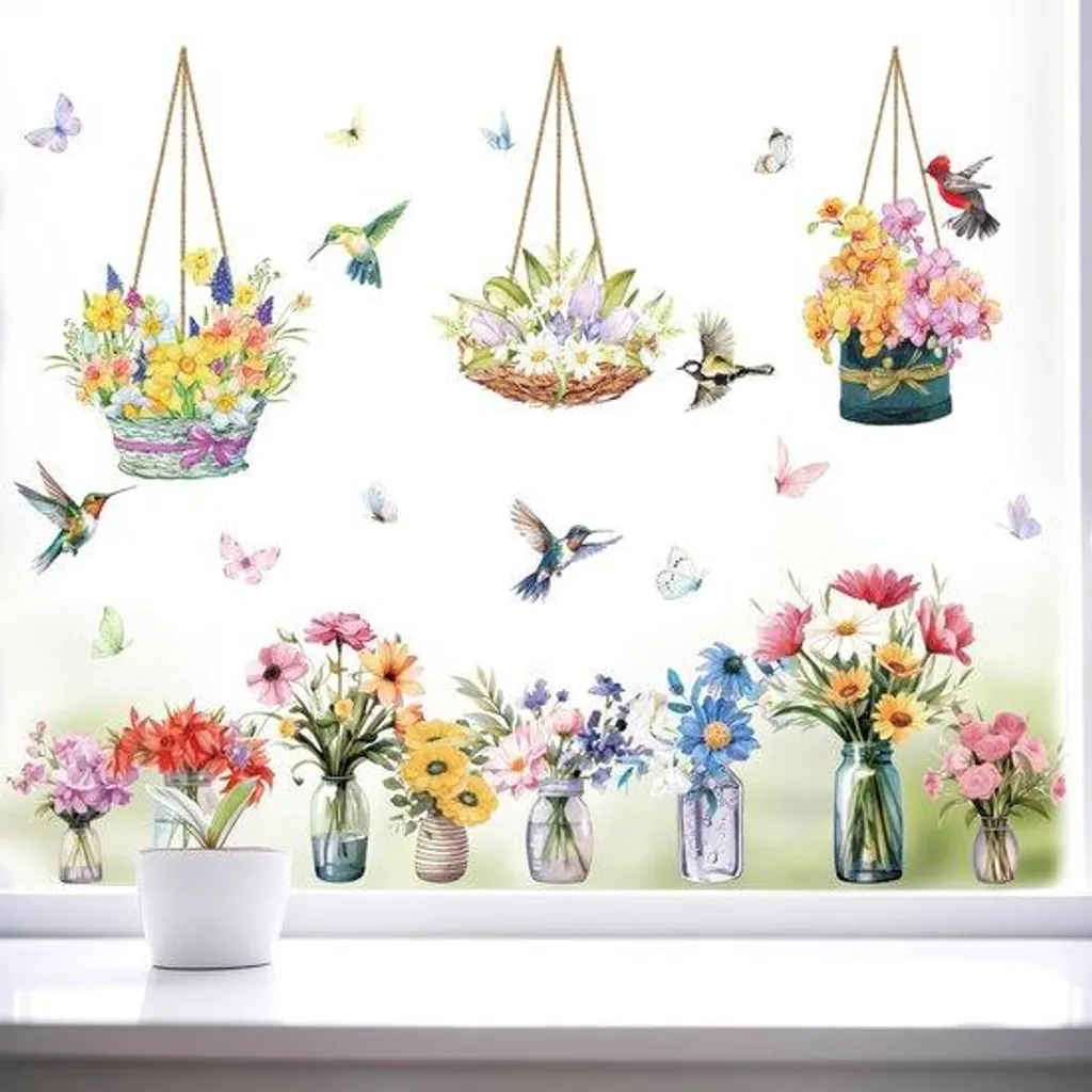 Relooker un mur vide sans peindre : stickers fleurs et papillons 3D