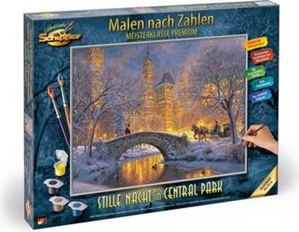 Malen nach Zahlen - Stille Nacht im Central Park Produktbild 