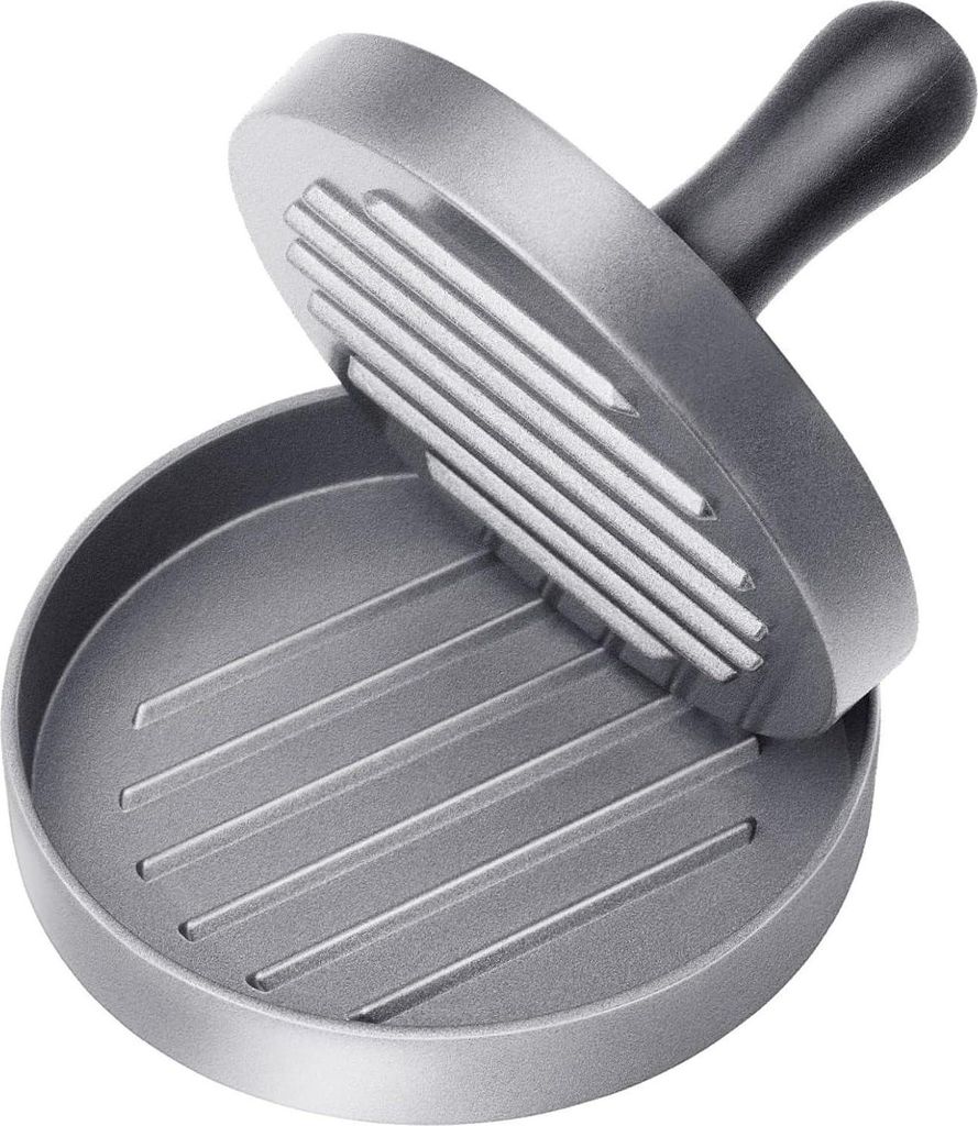 Pressa per hamburger in acciaio inox antiaderente 11,5 cm Immagine del prodotto 