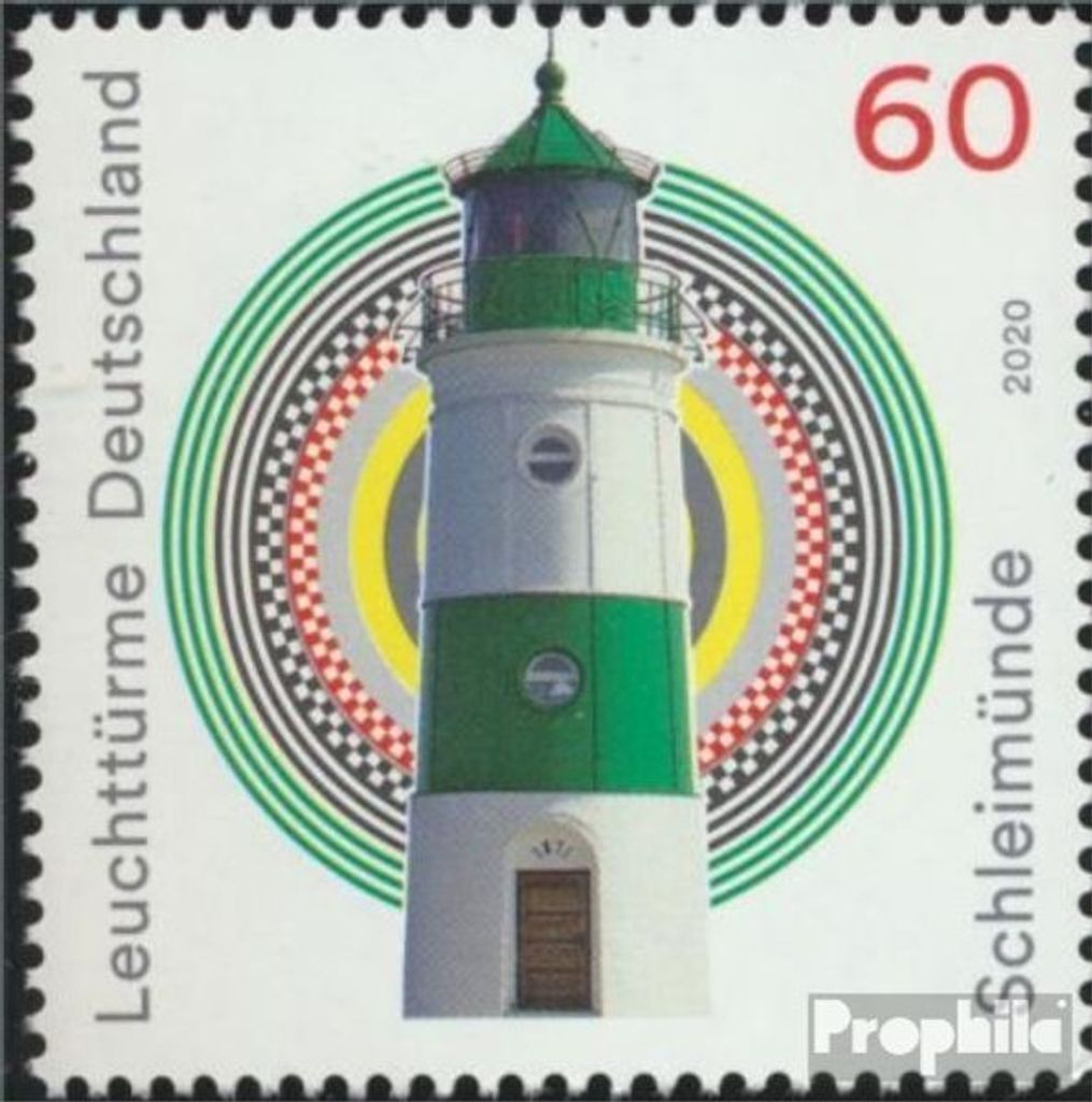 Briefmarken BRD (BR.Deutschland) 2020 Mi 3552 (kompl.Ausg.) postfrisch Leuchttürme