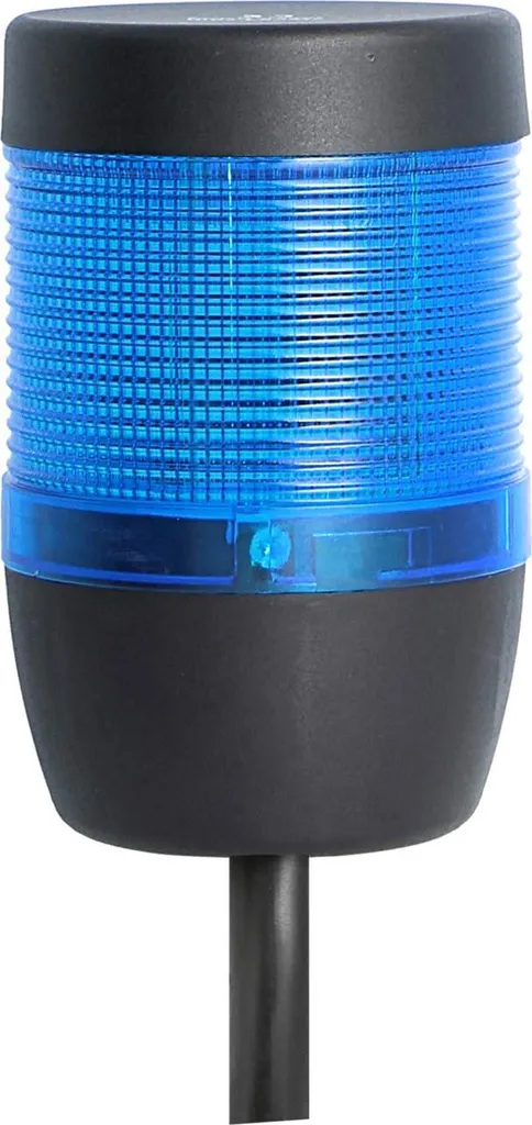 Colonne lumineuse 24V LED bleue pour éviter les arrêts de production