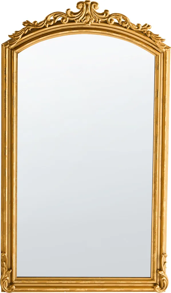 Miroir suspendu doré pour agrandir votre salon ou chambre à coucher
