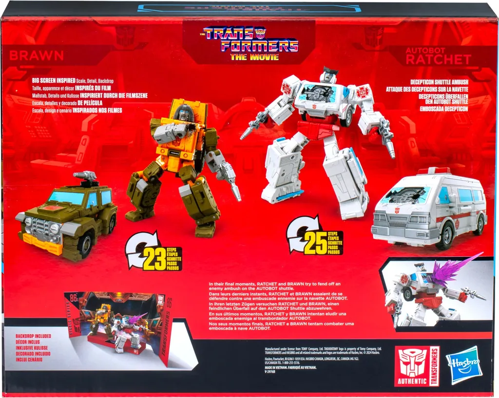 Transformers Brawn et Ratchet : Figurines Robustes pour Collection Durable - 8
