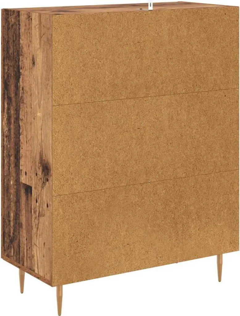 Mobile Buffet Eco-Friendly Legno di Recupero 70cm | Arredo Sostenibile - 8