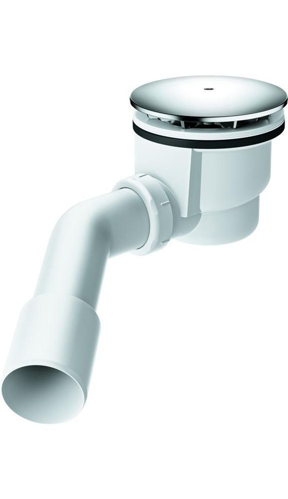 GROHE Ablaufgarnitur 49534, für Duschwanne, Ø 112 mm, Abgang waagerecht, Ablaufleistung 0,7 l/s (42 l/min) nach DIN EN 274, chrom