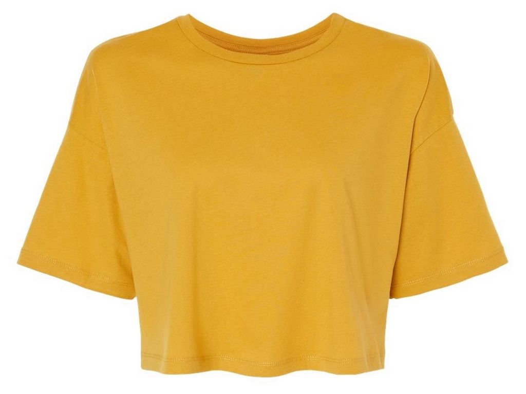 Bella + Canvas - kurzes T-Shirt für Damen FK1889 (S) (Senf)