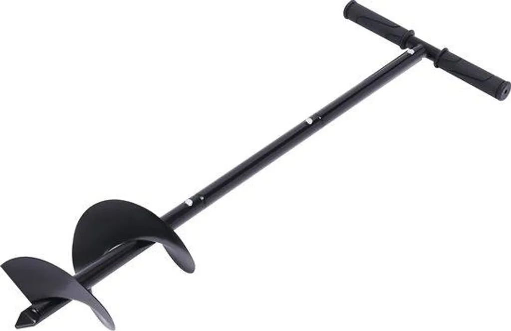 Tarière manuelle contre le mal de dos - Foret de jardin noir 85 cm