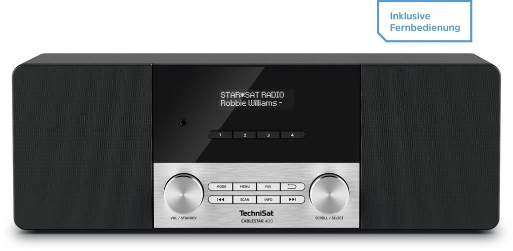 TechniSat Cablestar 400 | Stereo Kabelradio mit Produktbild 