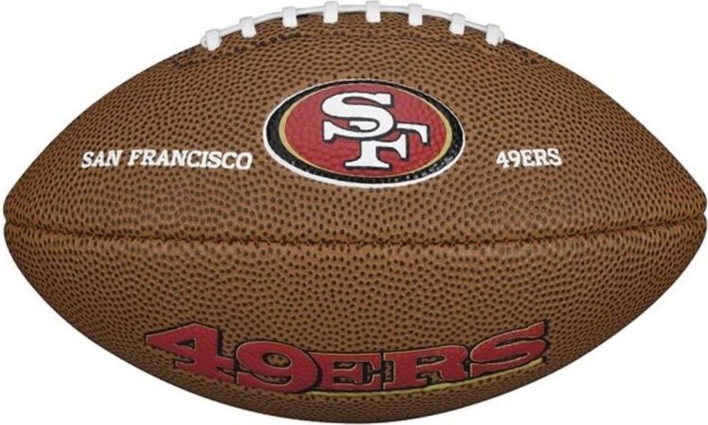 Wilson F1533XB NFL Team Logo Mini Club 49ers Fanzone Artikel