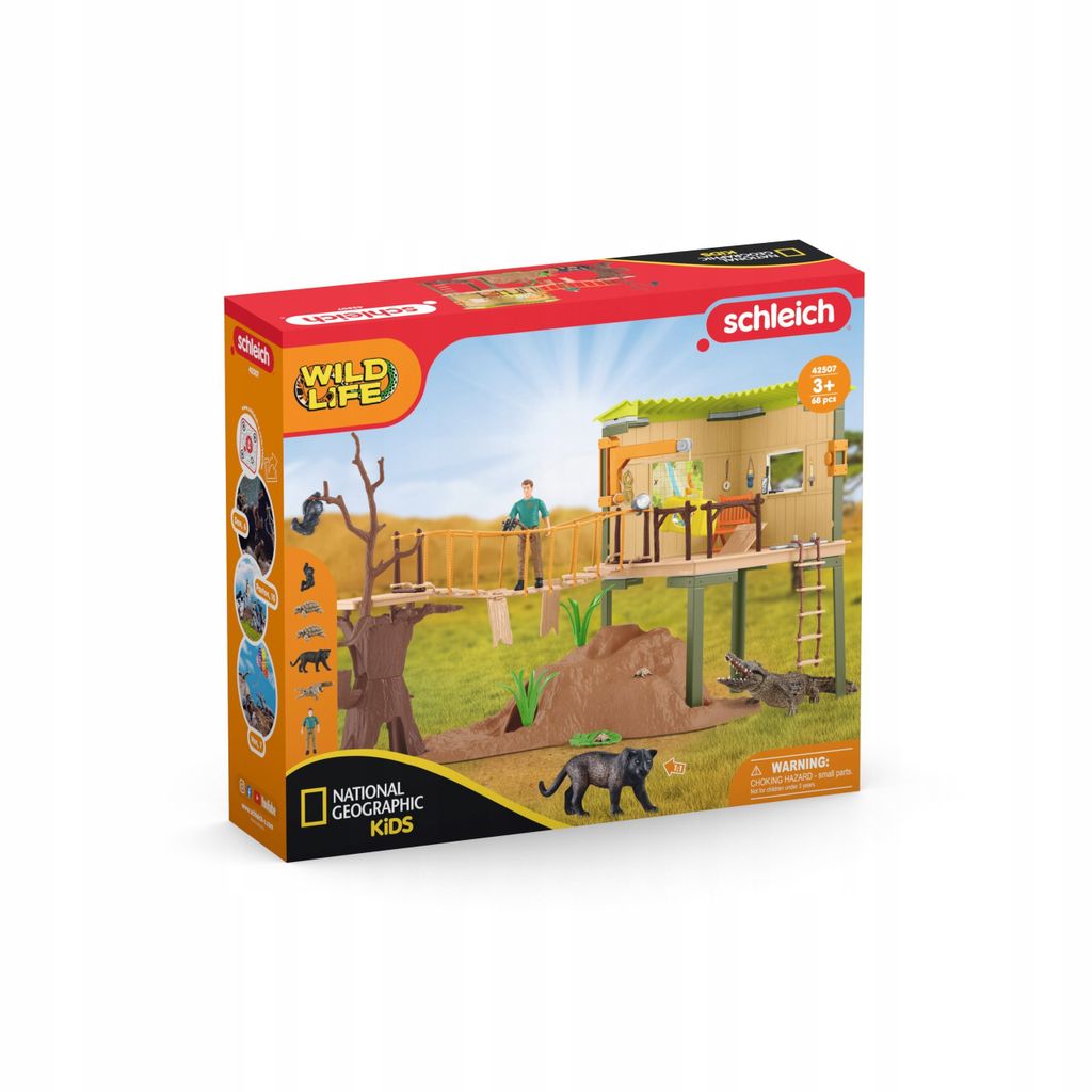 Schleich 42507 Dobrodružná stanica v džungli Obrázok produktu 