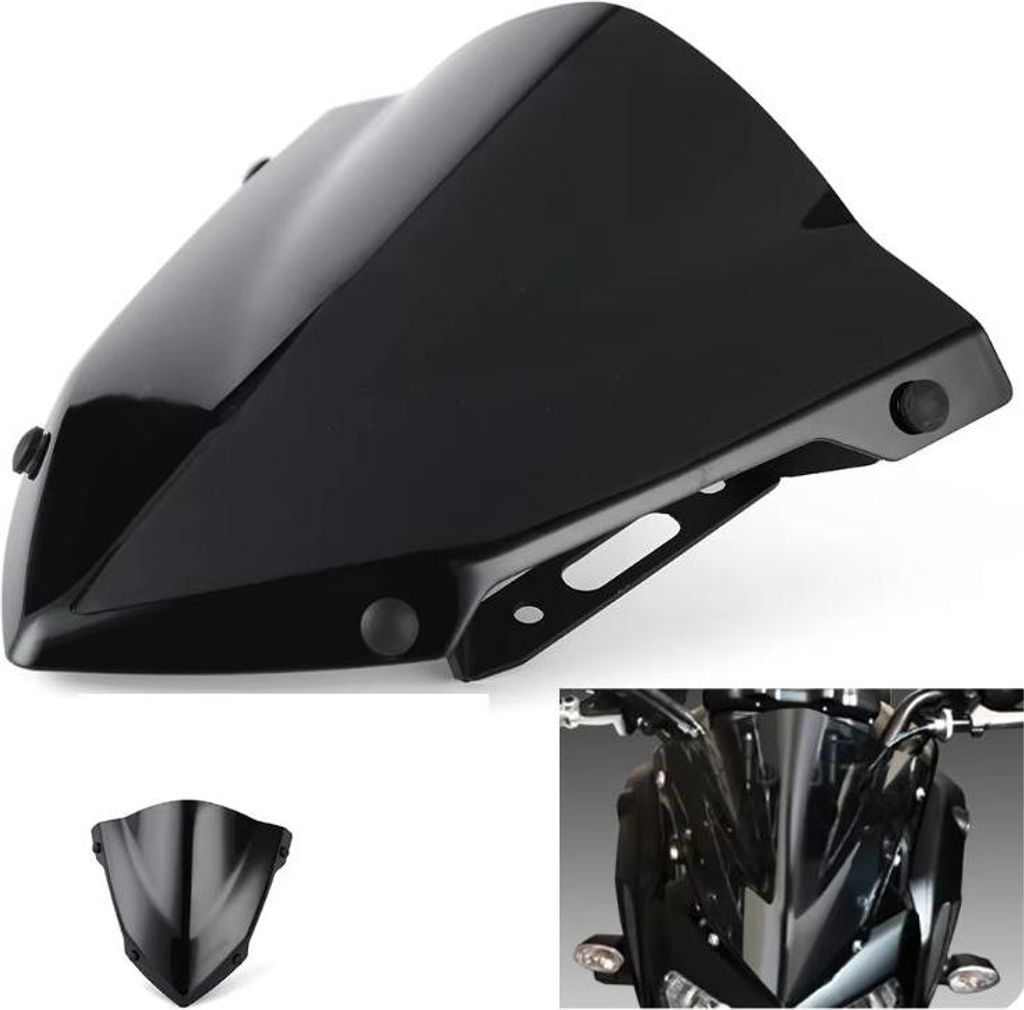 TopX Zubehör WINDSCHUTZSCHEIBE YAMAHA MT-07 MT07 18 20 VERKLEIDUNG HIT