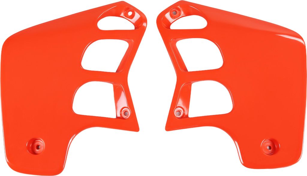 Kühlerverkleidung UFO PLAST 2-teilig Abdeckung Kühler für Honda CR R 125 / 250 ccm Bj. 1988 - 1990, Farbe:orange OEM